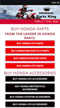 Mobile Screenshot of hondapartsking.com